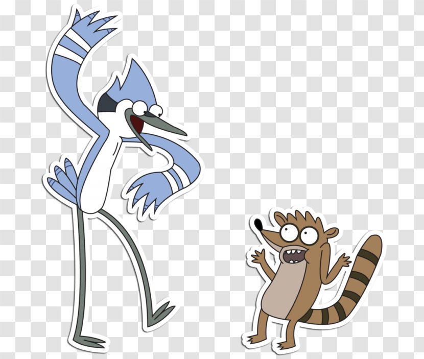 Mordecai And The Rigbys Drawing - Regular Show - Cool Bikes Transparent PNG