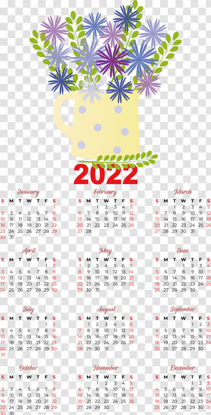 Flower Line Calendar Font Meter Transparent PNG