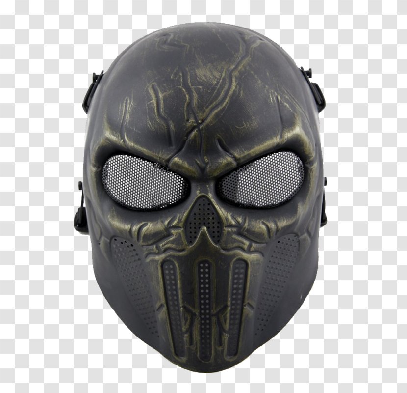 Mask Skull Paintball Airsoft Clothing Accessories - Military Transparent PNG