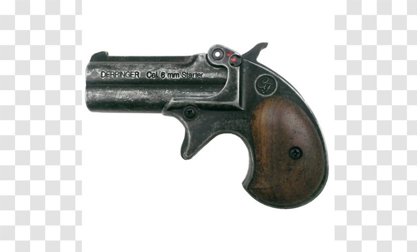Blank Firearm Revolver Derringer Pistol - Tree - Ammunition Transparent PNG