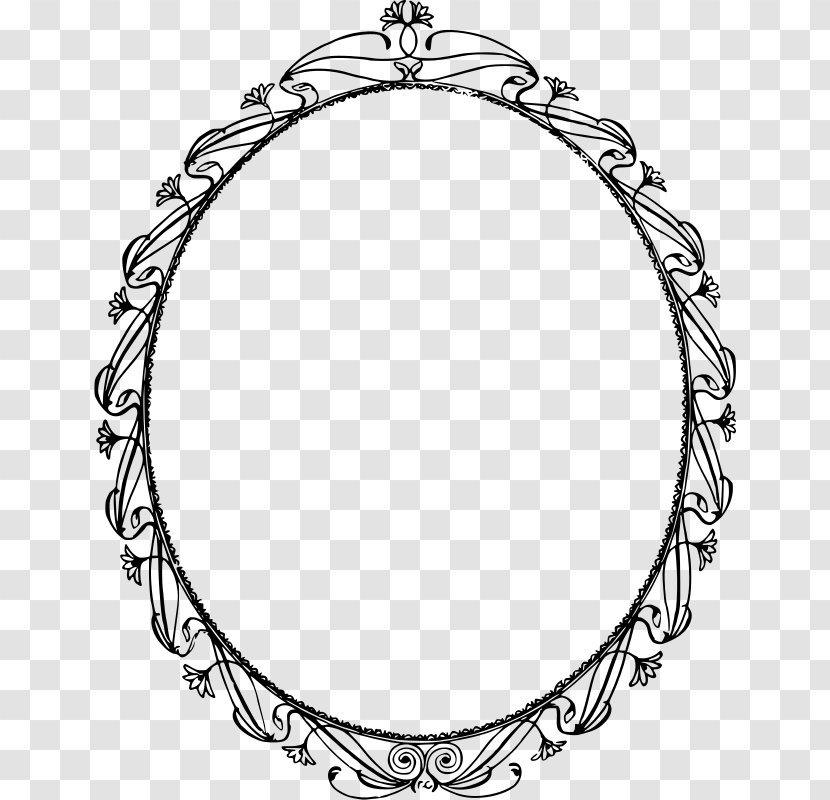 Picture Frames Chain Dog Clip Art - Black And White Transparent PNG