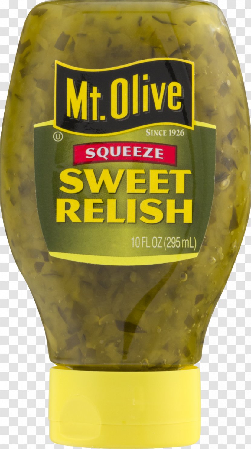Pickled Cucumber Hot Dog Condiment Relish Mt. Olive Pickle Company - Hamburger Transparent PNG