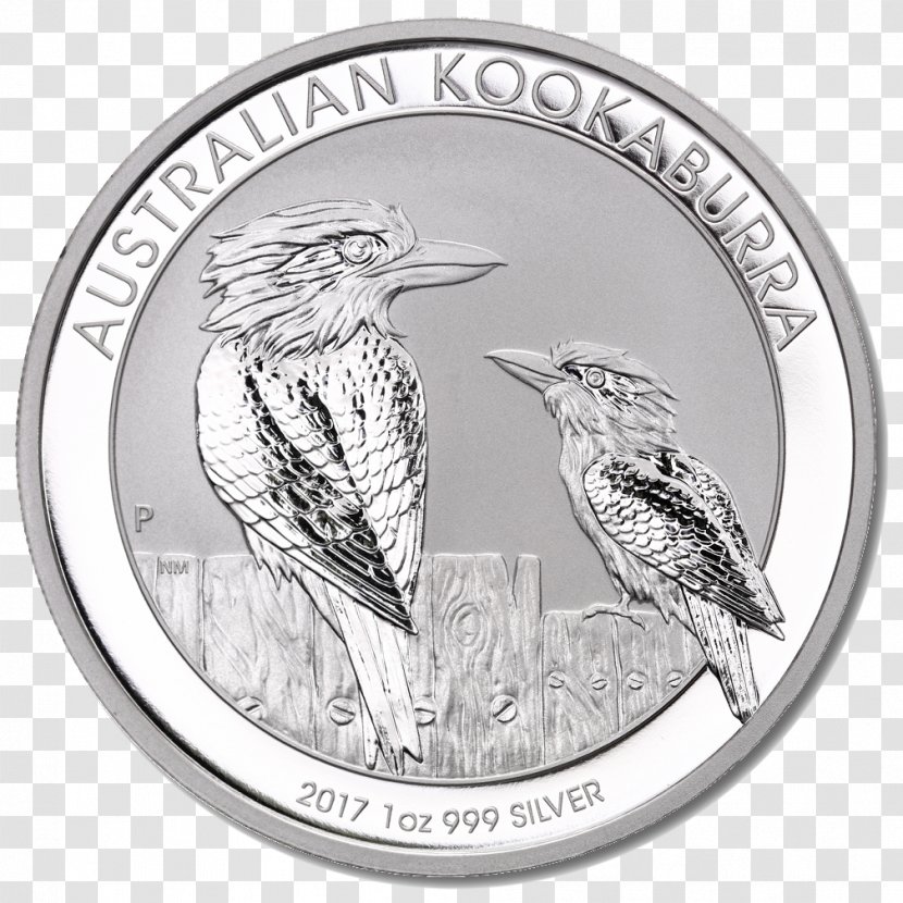 Silver Coin Perth Mint Australian Kookaburra - Bullion Transparent PNG