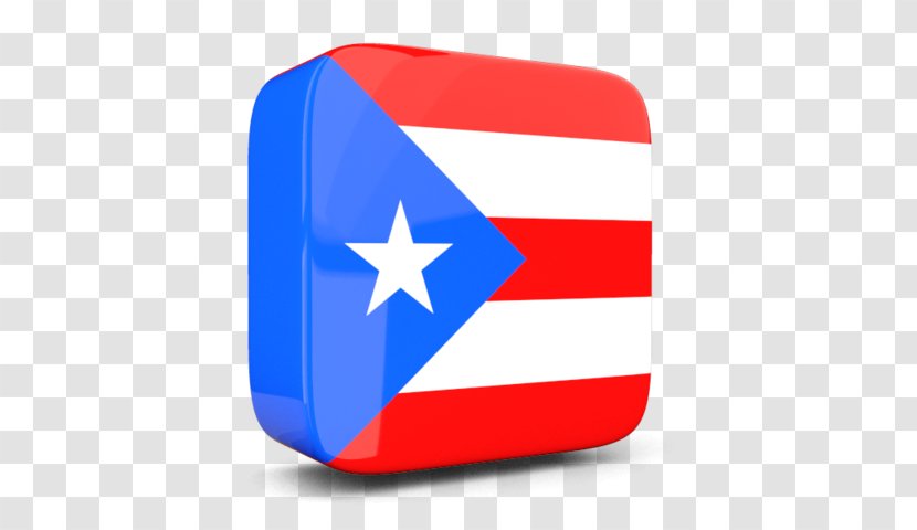 Flag Of Puerto Rico - Electric Blue Transparent PNG