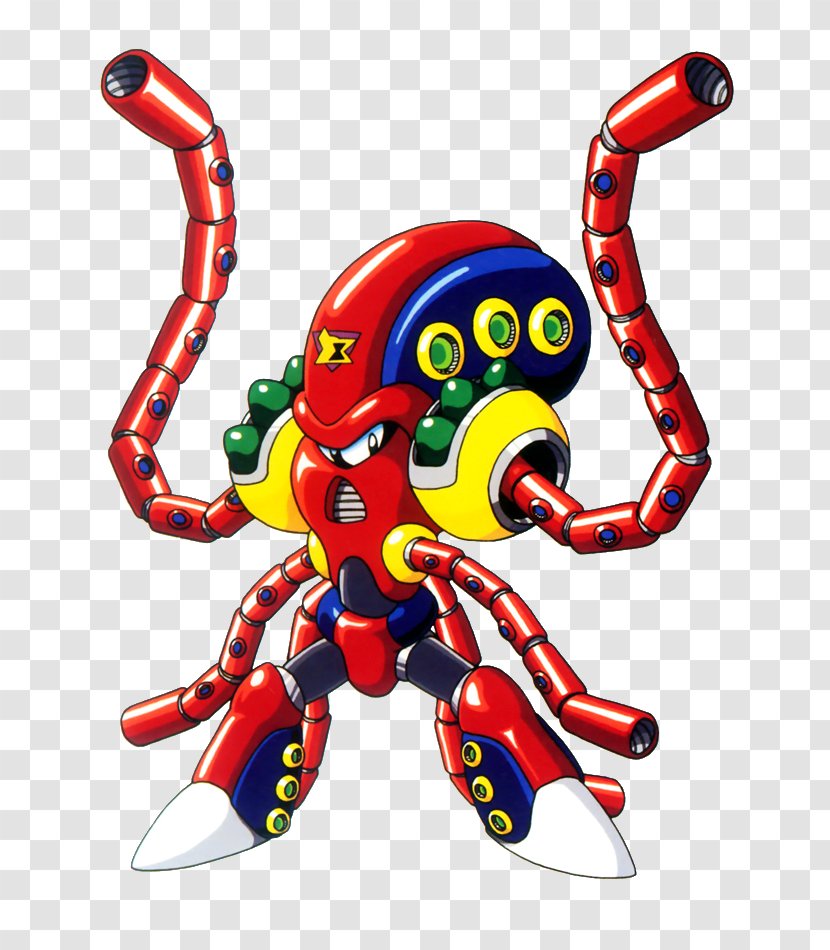Mega Man X4 Maverick Hunter X Octopus Battle Network 3 - Toy - Underwater Tornado Ocean Transparent PNG