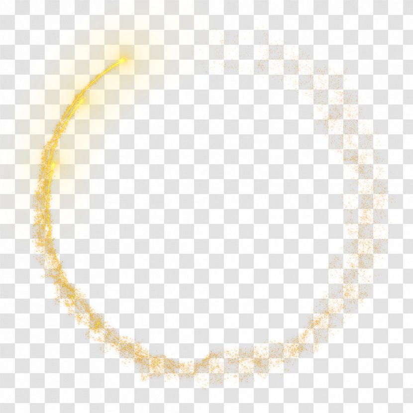 Yellow Pattern - Particle Circle Transparent PNG