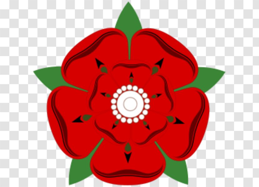Wars Of The Roses Red Rose Lancaster House White York - Tudors Transparent PNG