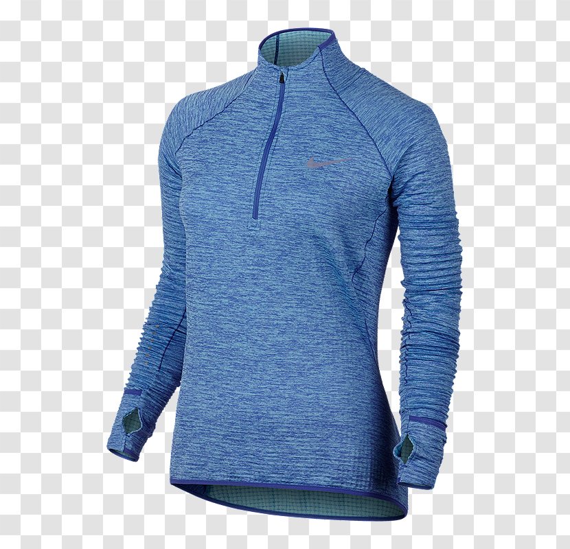 Sleeve T-shirt Hoodie Clothing Nike - Sweater - Half Transparent PNG