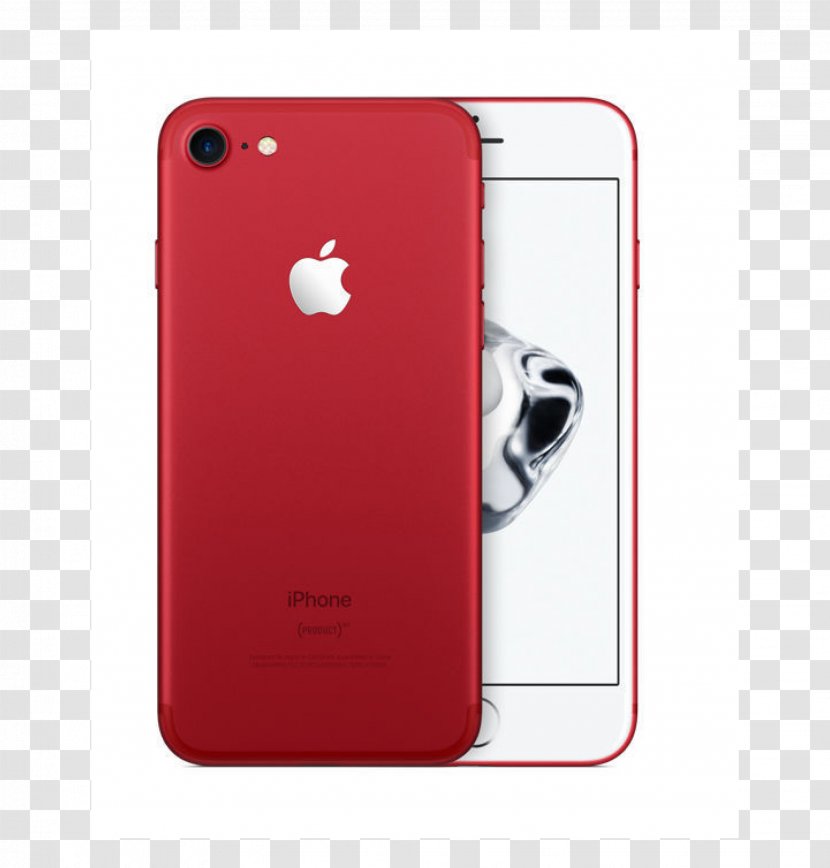 IPhone 7 Plus Apple Product Red 128 Gb - Iphone Transparent PNG