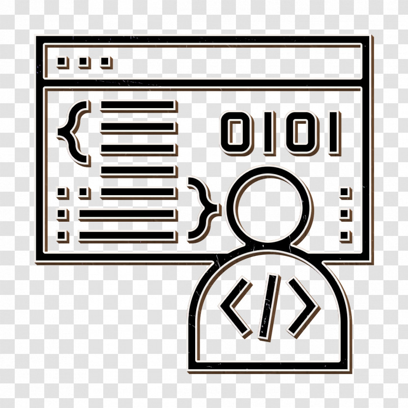 Programming Icon Code Icon Computer Technology Icon Transparent PNG
