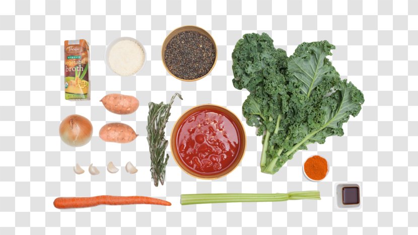 Leaf Vegetable Vegetarian Cuisine Lentil Recipe Food - Kale Transparent PNG