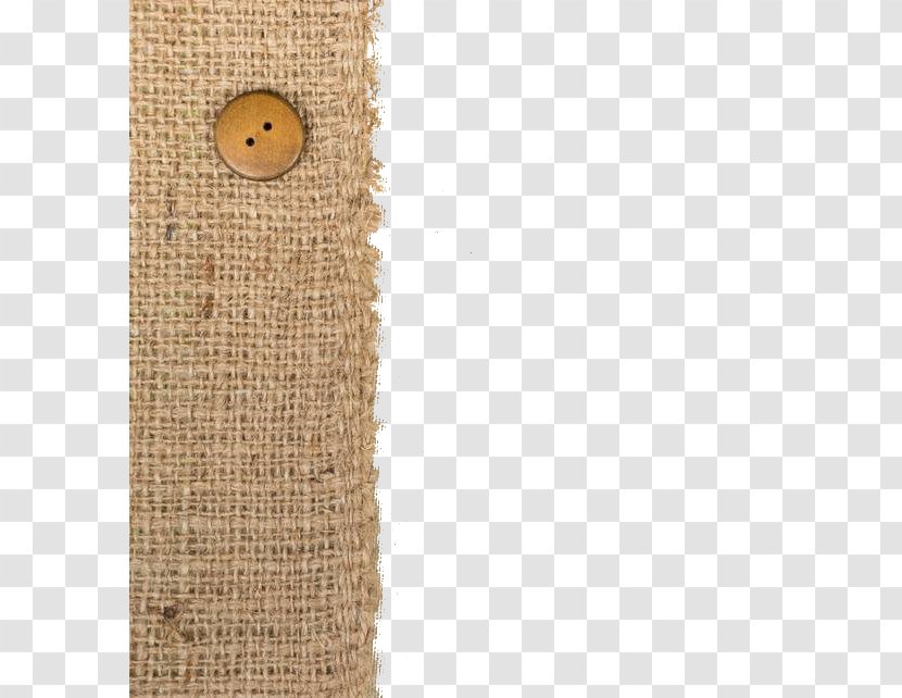 Textile Hessian Fabric Linen - Button - Burlap Transparent PNG