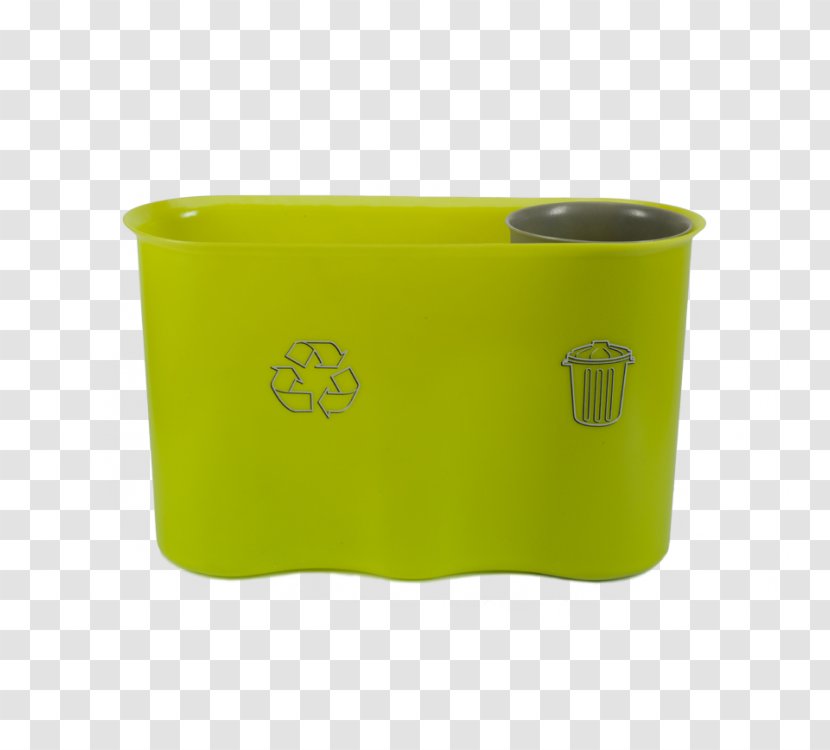Recycling Bin Rubbish Bins & Waste Paper Baskets Sorting Plastic - Yellow - Product Box Design Transparent PNG
