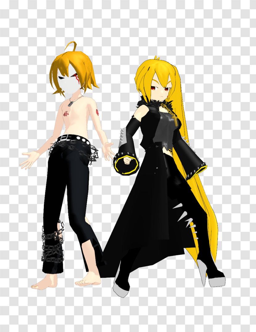 Vocaloid DeviantArt MikuMikuDance Model Akita - Cartoon - Nero Transparent PNG