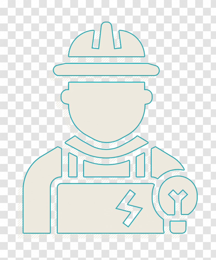 Jobs And Occupations Icon Electrician Icon Transparent PNG