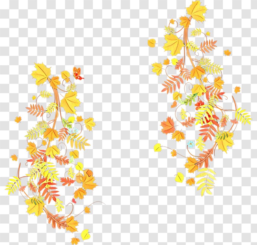 Yellow Plant Pedicel Clip Art Flower Transparent PNG