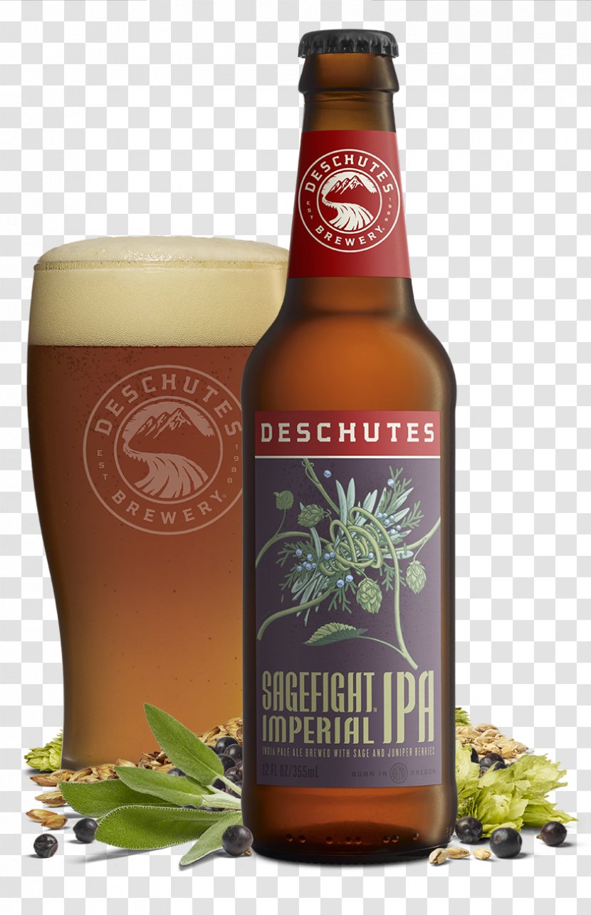 Deschutes Brewery Beer India Pale Ale - Ingredients Transparent PNG