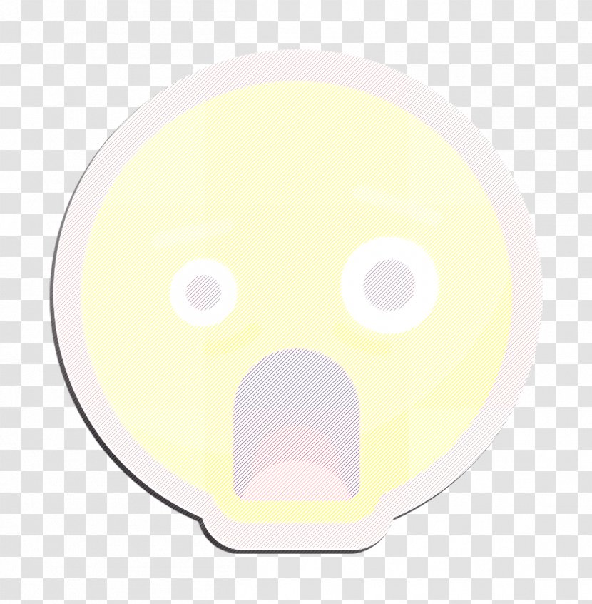 Avatar Icon Face Shock - Yellow - Smile Animation Transparent PNG