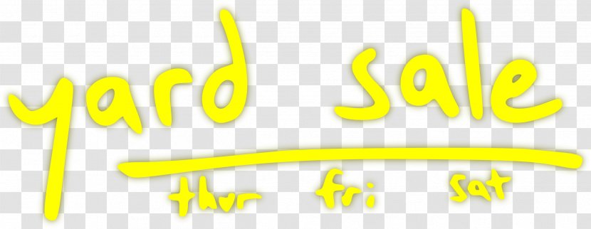 Logo Font - Yellow - Yard Transparent PNG