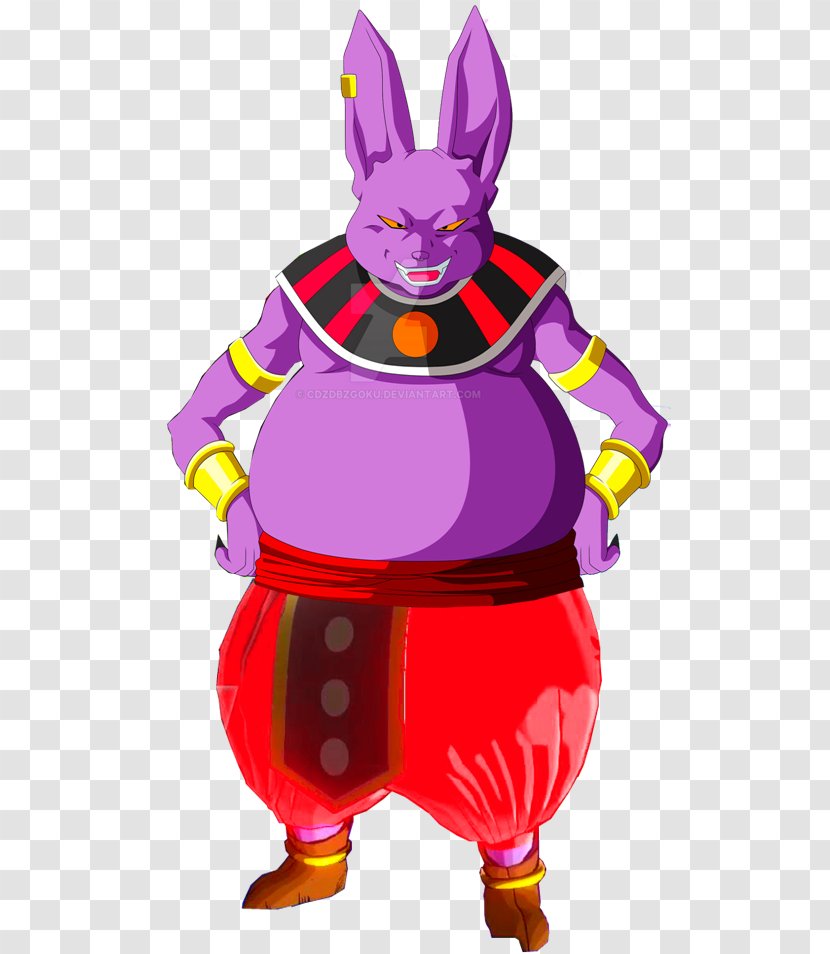 Beerus Goku Majin Buu Champa Dragon Ball - Z Battle Of Gods Transparent PNG