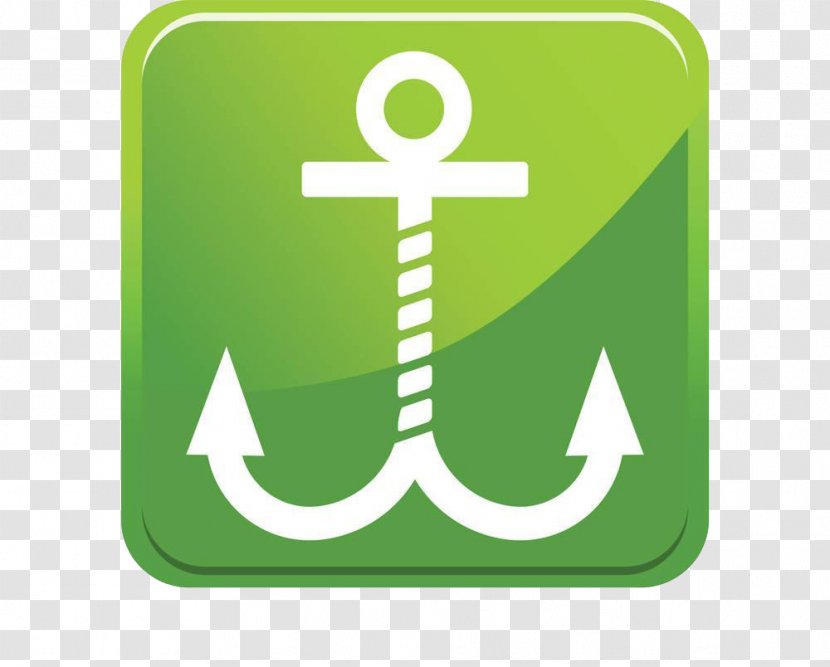 Anchor Clip Art - Brand - Green Transparent PNG