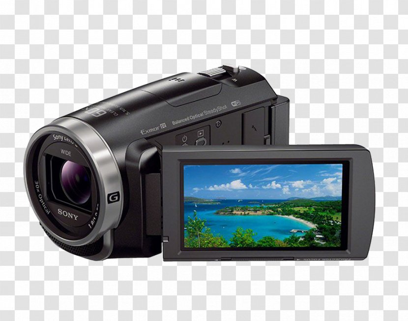 Camcorder 1080p Sony U7d22u5c3c Handycam - Output Device - Projection Camera Transparent PNG