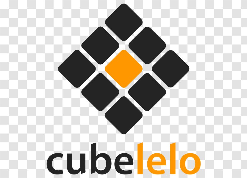 Cubelelo Logo Business Advertising - Yellow Transparent PNG