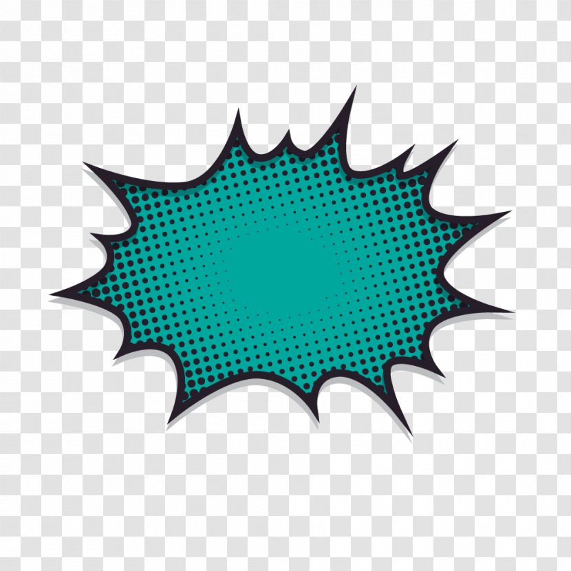 Computer File - Turquoise - Blue Text Box Explosion Transparent PNG