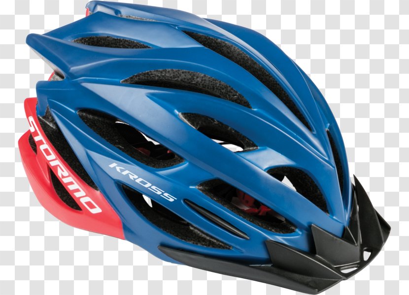 Kross SA Bicycle Helmets Blue Red Transparent PNG