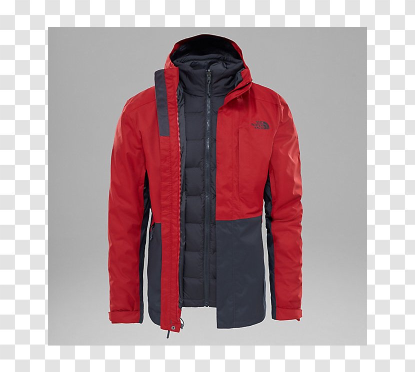 Hoodie Jacket The North Face Red - Polar Fleece Transparent PNG