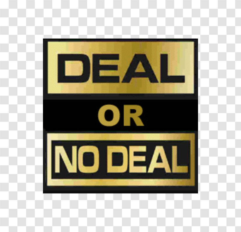Deal Or No Logo Brand Game Label - Large Pearl Transparent PNG