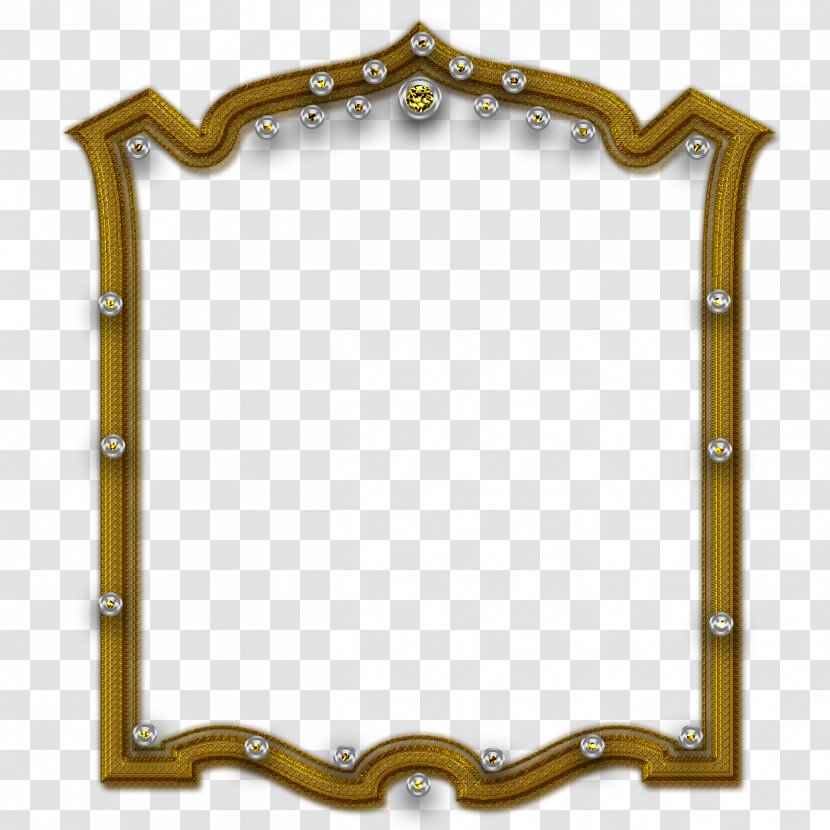 Decorative Arts Picture Frames - Ornament - Gold Frame Transparent PNG