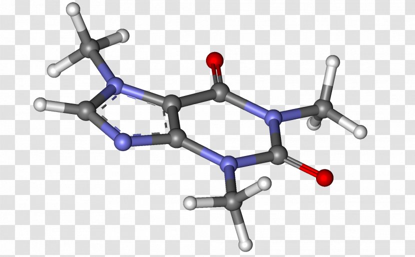 Caffeine Coffee Mate Alkaloid Molecule Transparent PNG