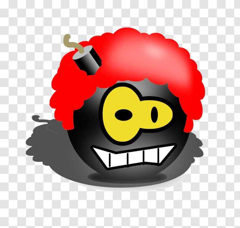 Land Mine Cartoon Bomb Explosion - Photography - Wearing A Curly Wig Transparent PNG