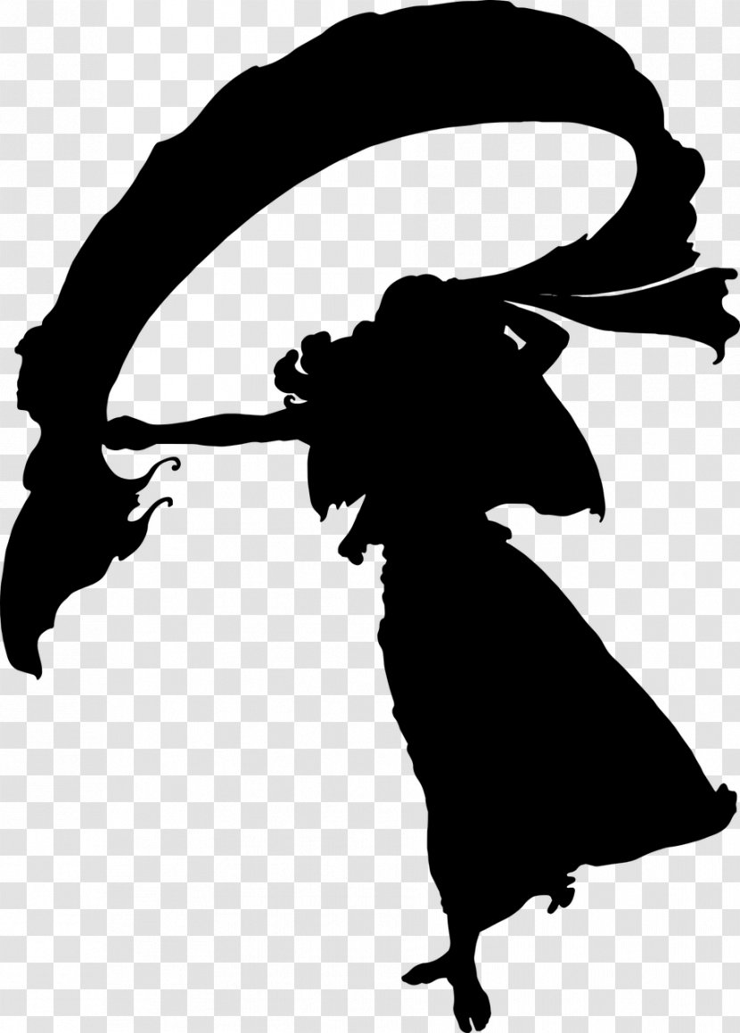 Silhouette Black And White Clip Art - Shadow Person Transparent PNG