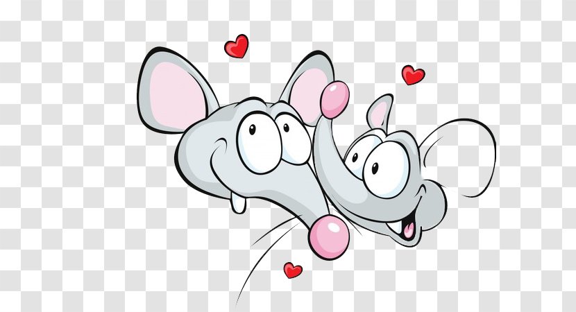 Mickey Mouse Cartoon - Flower - Two Rats Transparent PNG