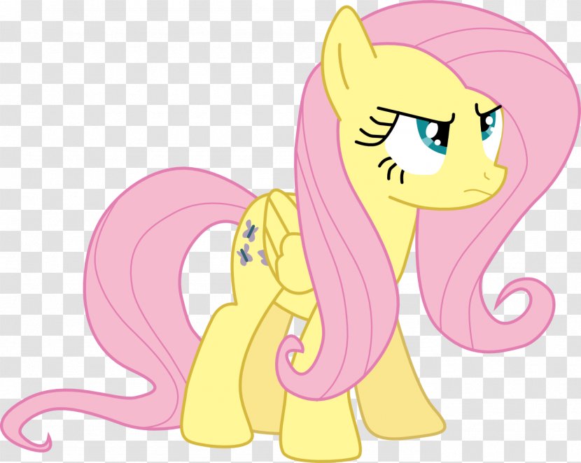 Cat Horse Fluttershy Mammal Animal - Watercolor - My Little Pony Transparent PNG