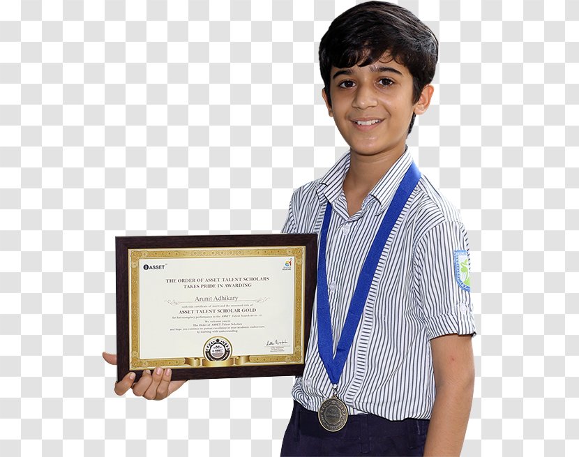 ASSET Talent Search Student Scholarship Test Academic Certificate - Achievement - Indian Boy Transparent PNG