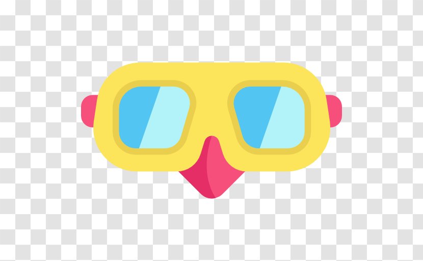 Goggles Sunglasses - Orange - Glasses Transparent PNG
