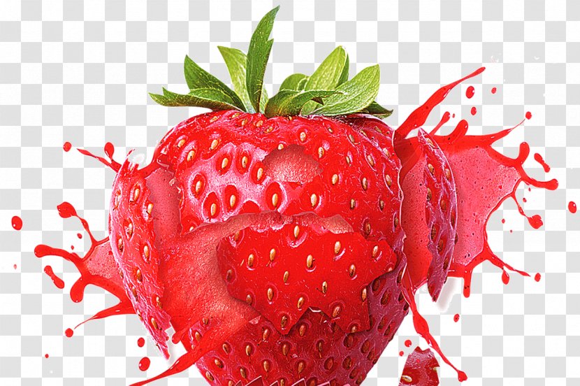 Juice Milkshake Strawberry Frutti Di Bosco Flavor - HD Transparent PNG