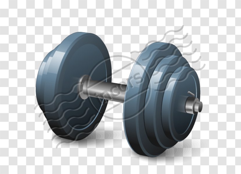 Dumbbell Weight Training Exercise Equipment - Automotive Tire Transparent PNG