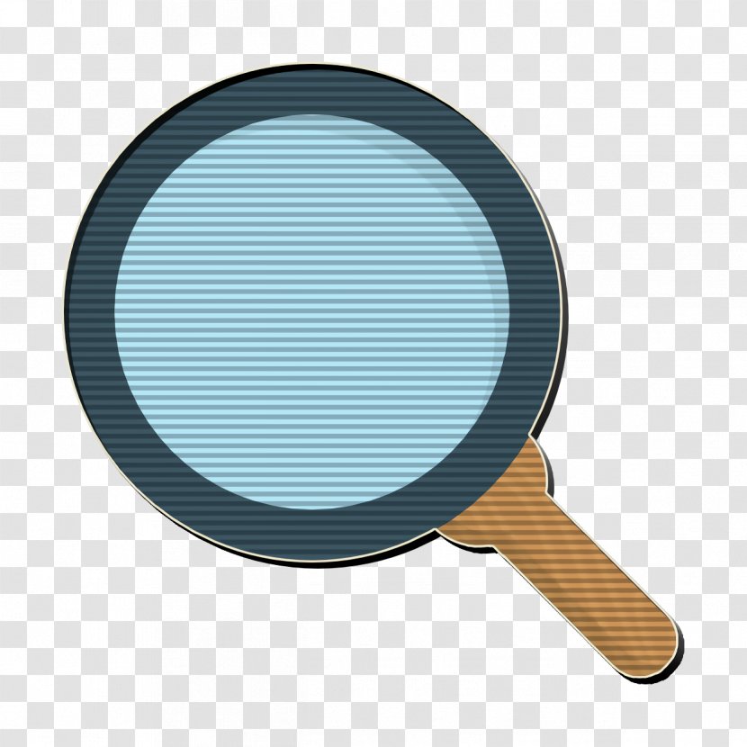 Search Icon Basic Flat Icons - Magnifying Glass Makeup Mirror Transparent PNG