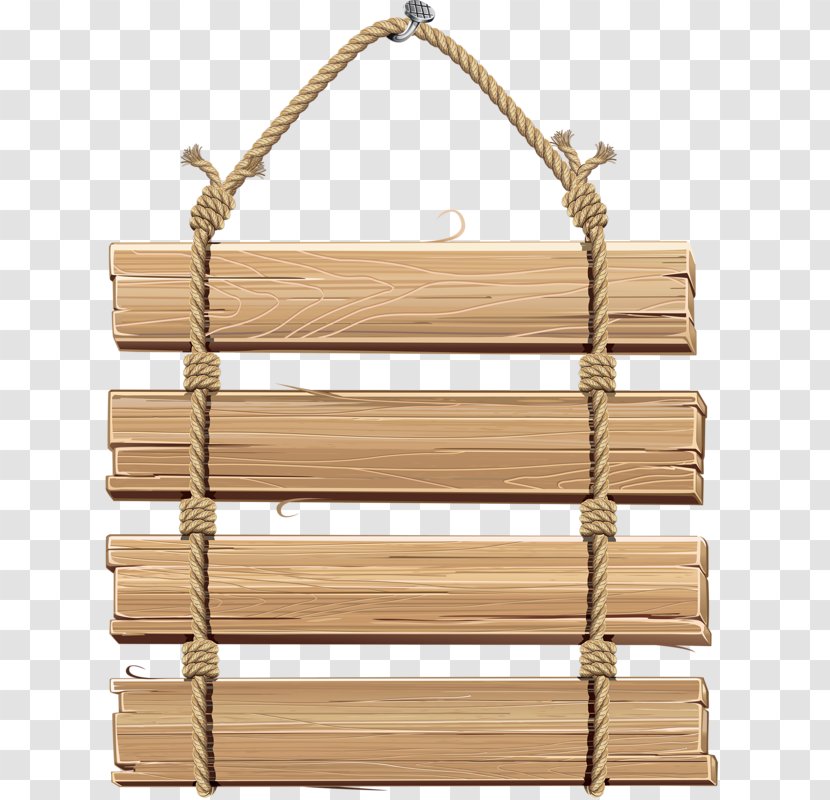 Wood Signage Plank Clip Art - Rectangle - Wooden Ladder Transparent PNG