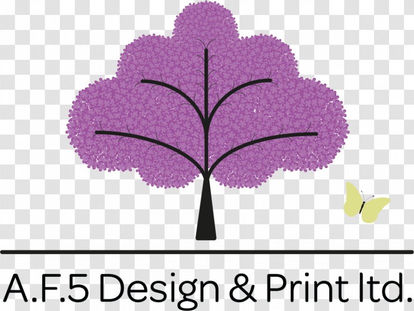 Pink M Tree Font Leaf Flowering Plant - Silhouette - Garment Printing Design Transparent PNG