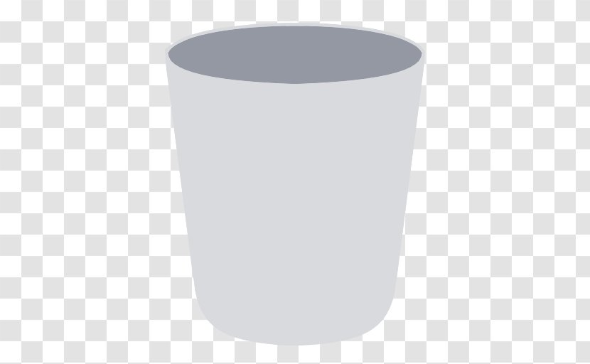 Cylinder Angle Cup Flowerpot Tableware - Trash Empty Transparent PNG