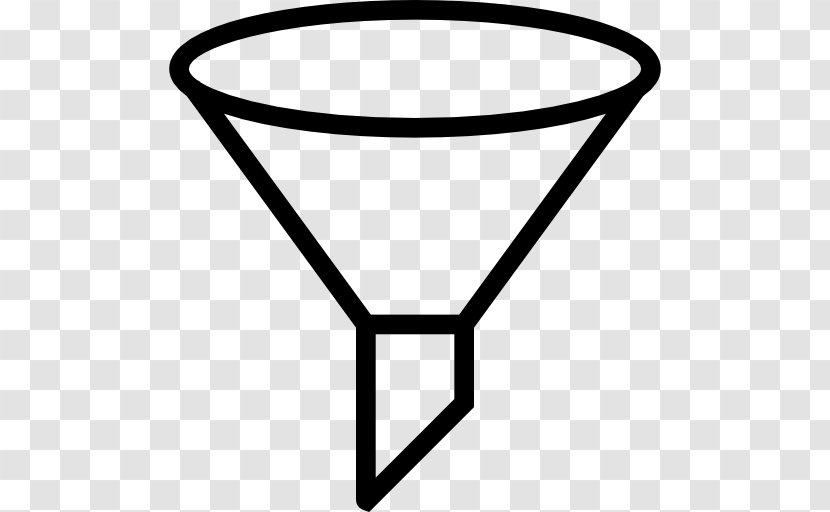 Clip Art - Black And White - Funnel Transparent PNG