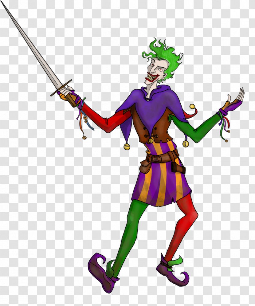 Joker Middle Ages Harley Quinn Jester Evil Clown - Dark Knight Transparent PNG