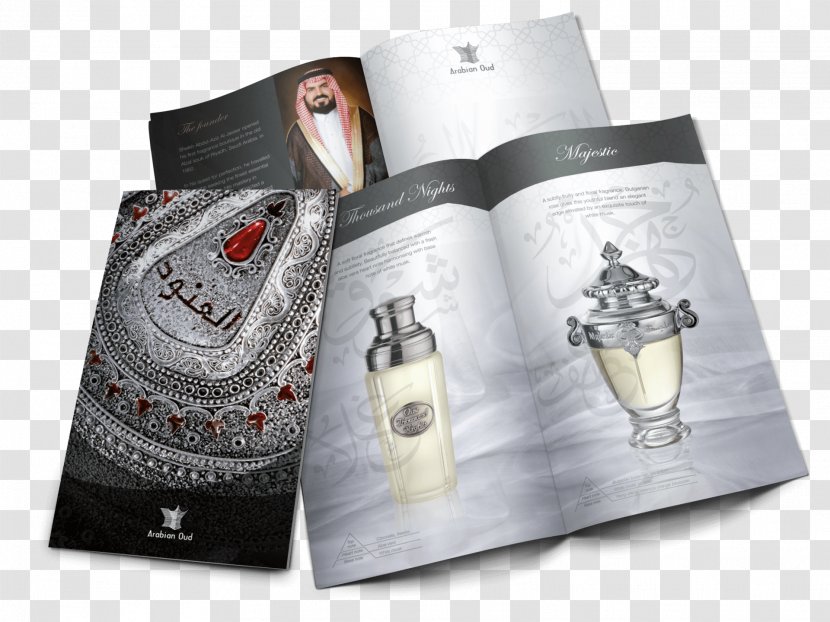 Perfume Brochure Graphic Design Printing - Arabian Oud - Broucher Transparent PNG