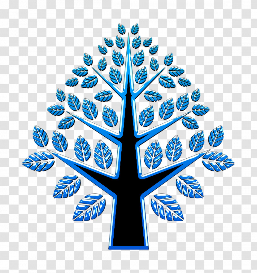 Tree Icon Nature Icon Tree Symmetrical Beautiful Shape With Many Leaves Icon Transparent PNG