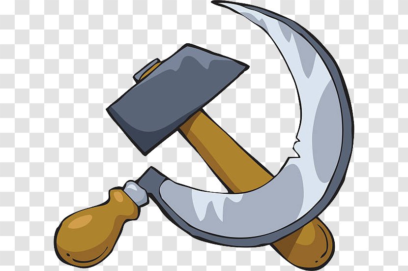 Flag Of The Soviet Union Hammer And Sickle Russia - Cartoon Transparent PNG